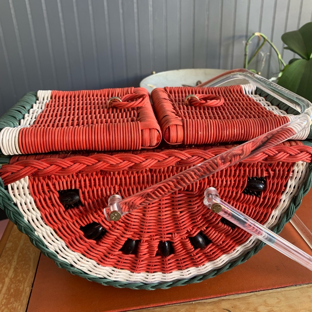 Charlotte Olympia Watermelon Basket Bag